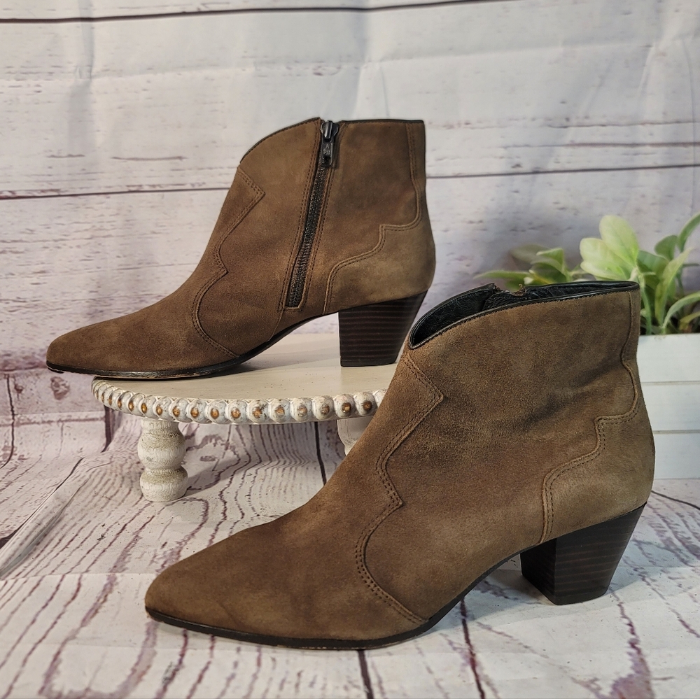 Ash Hurrican Brown Suede Ankle Boots Size 40 - Picture 2 of 9